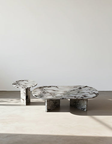 Goliah Coffee Table Set, Marble