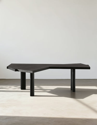 Kwan Corner Office Desk, Black Or Oak
