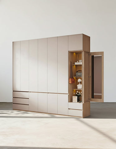 Tiwari Small Wardrobe, 2 Double Wardrobe With Dressing Table, More Size