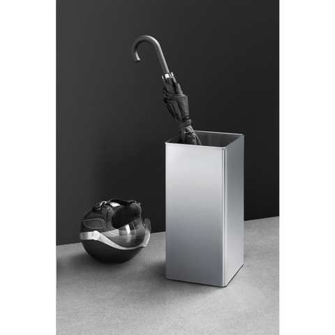 Zack Angolo Premium Brushed Stainless Steel Umbrella Stand - Professional Quality