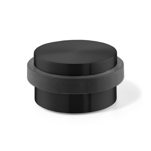 Premium Zack Argos Black Stainless Steel Door Stop - 10.5 cm German Engineering Excellence