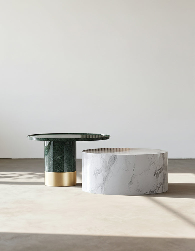Bain Coffee Table Set, Marble