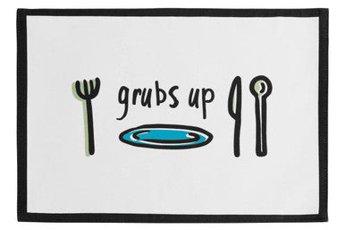 Doodle Set Of Four Grubs Up Placemats
