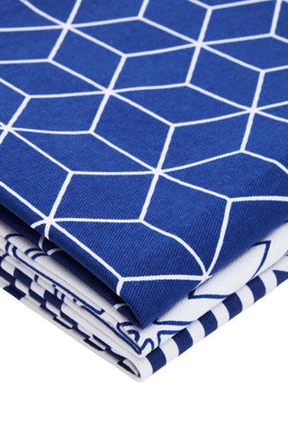 Modern Retro Set Of 3 Tea Towels
