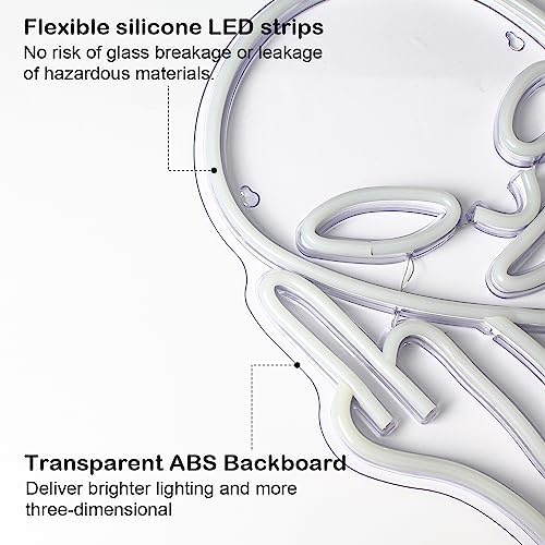 SIGNSHIP Alien Neon Light Sign for Wall Decor USB Decorative Led Neon Signs Novel Red Alien Led Sign for Home Kids Room, Bar, Club, Bedroom, Party