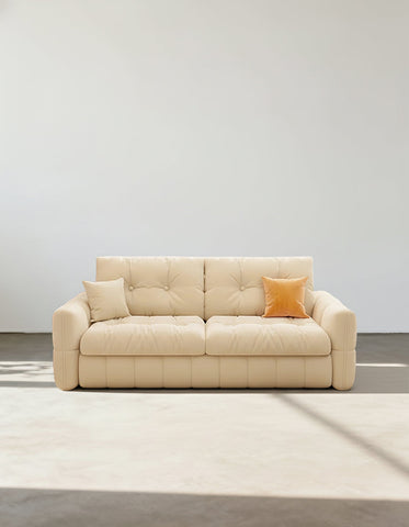 Kim Two Seater Sofa Bed, Single Seater Sofa Bed, Suede