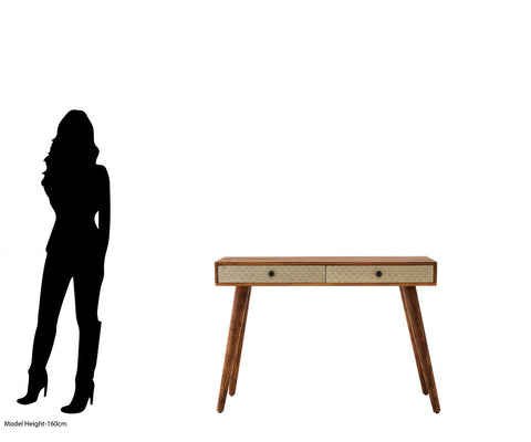 Boho 2 Drawer Acacia Wood Console Table