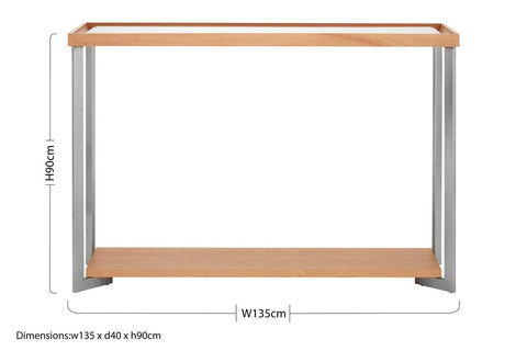 Kensington Townhouse Mirrored Top Console Table