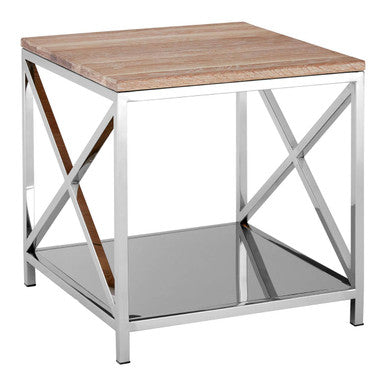 Chiswick Oak Wood Side Table