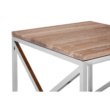 Chiswick Oak Wood Side Table