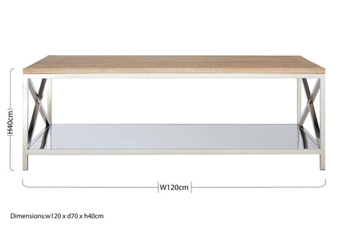 Chiswick Oak Wood Coffee Table