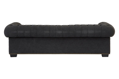 Lincoln 3 Seater Charcoal Fabric Sofa