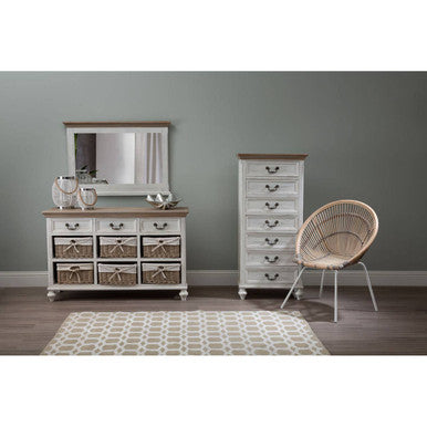 Hendra Antique Style Chest of 7 Drawers