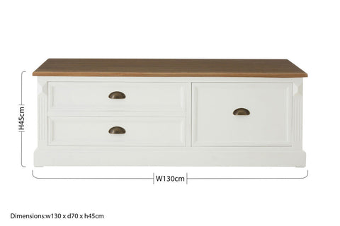 Hardwick Coffee Table with Drawers