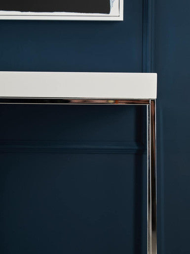 Allure Chrome Console Table