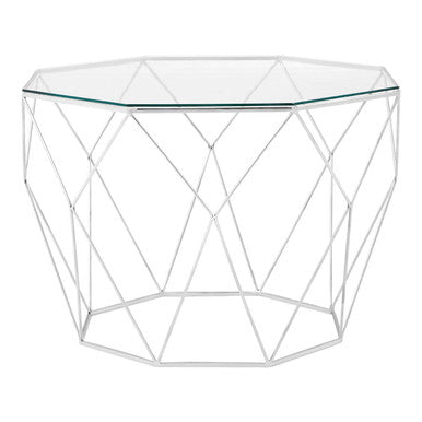 Shalimar Octagonal Silver Coffee Table