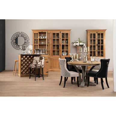 Lyon Natural Oak Wood Large Cabinet