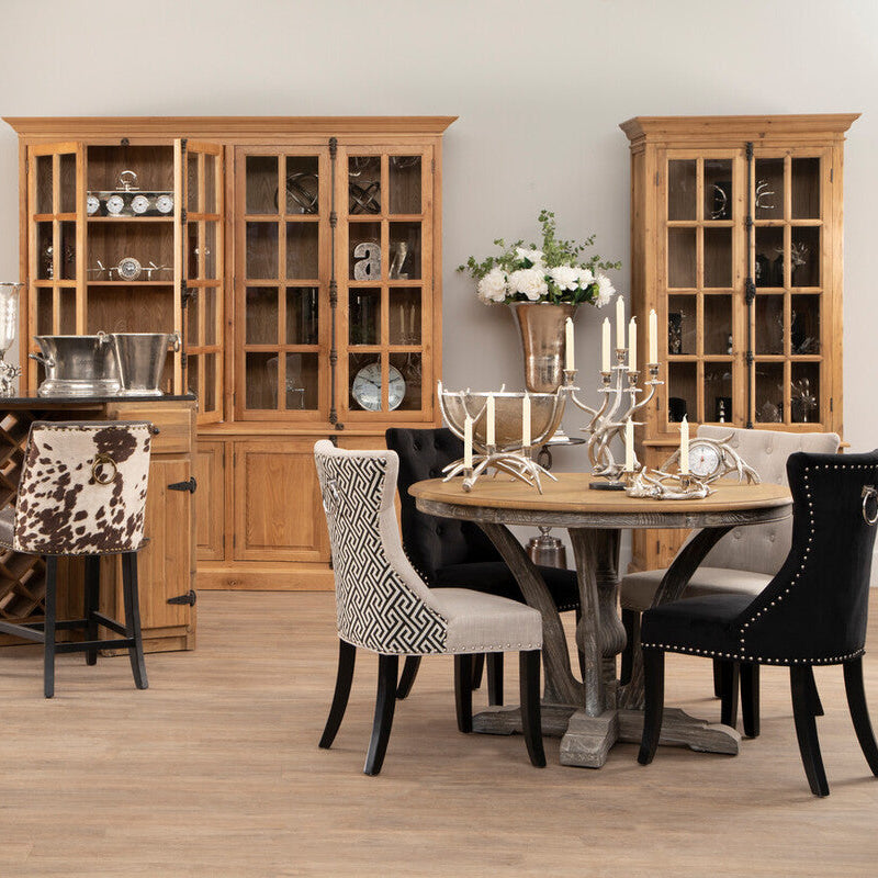 Lyon Natural Oak Wood Tall Cabinet