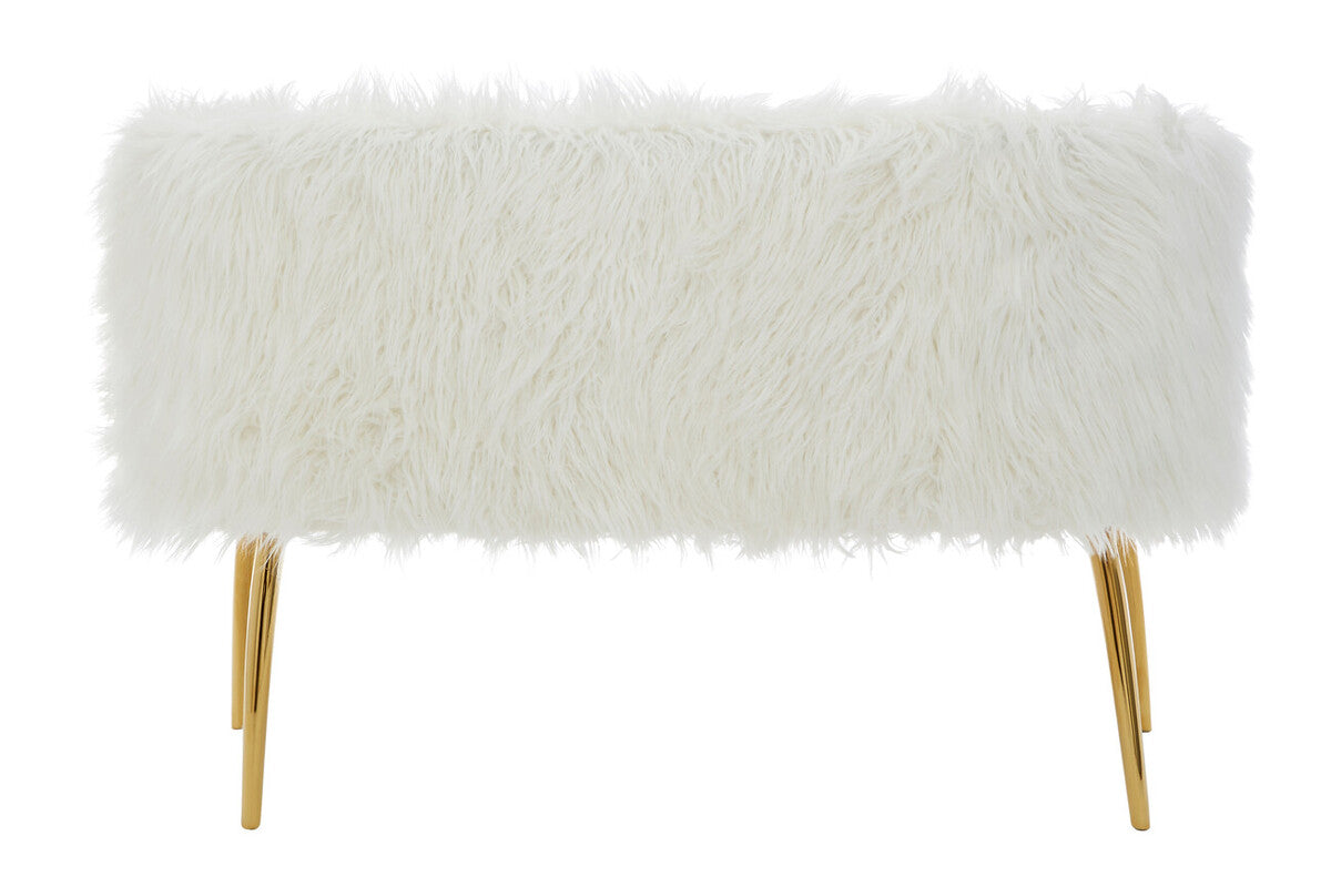 Clarence Natural Fur Effect Sofa
