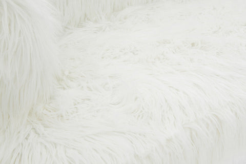 Clarence Natural Fur Effect Sofa