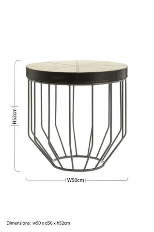 Kensington Townhouse Tall Iron Side Table