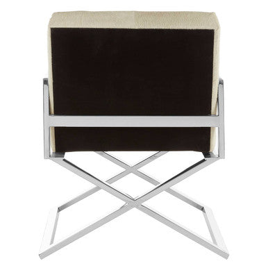 Kensington Townhouse Genuine Grey Leather Chair