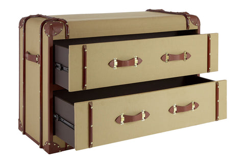 Columbus 2 Drawer Canvas Cabinet