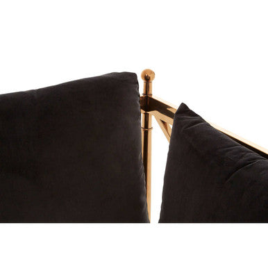 Novo 2 Seat Rose Gold Lattice Arms Sofa