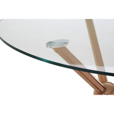 Novo Round Rose Gold Coffee Table