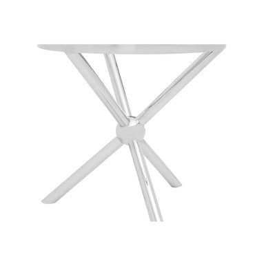 Novo Round Silver Side Table