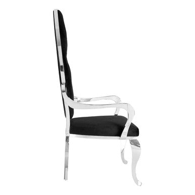 Novara Silver Baroque Chair