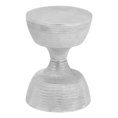 Matin Small Textured Aluminium Side Table