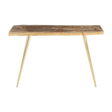 Relic Petrified Wood Console Table