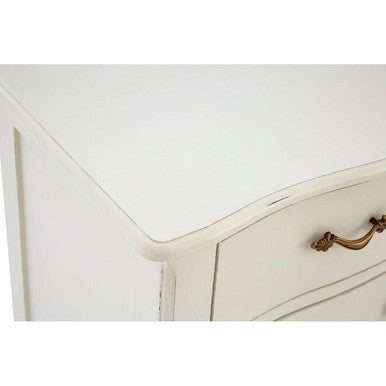 Loire 6 Drawer White Sideboard
