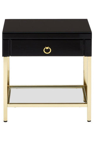 Kensington Townhouse Black And Gold Side Table