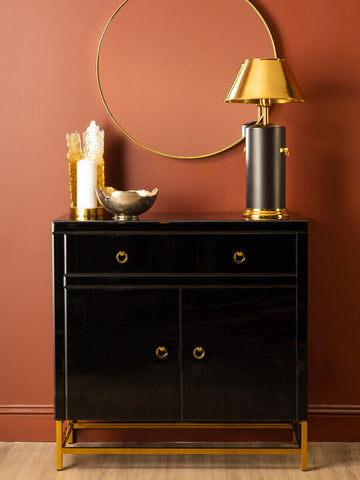 Kensington Townhouse Black Cabinet