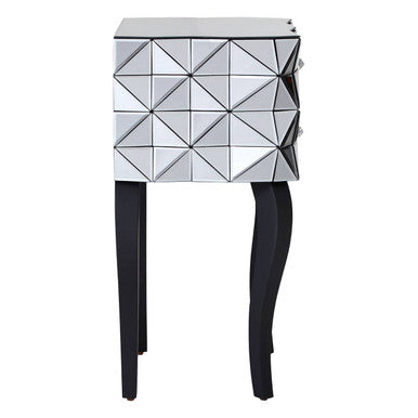 Soho 2 Drawer  Bed Side Table in 3D effect