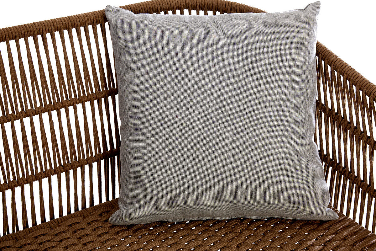 Opus 3 Seat Grey Sofa with Wooden Legs