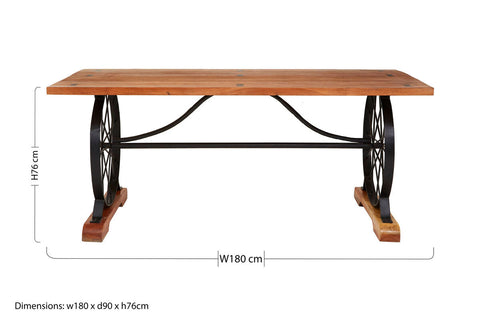Nandri Acacia Wood Dining Table
