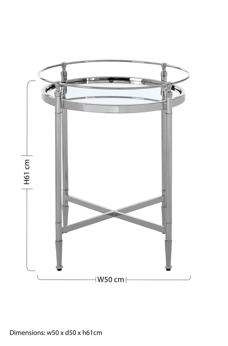 Zach Round Side Table