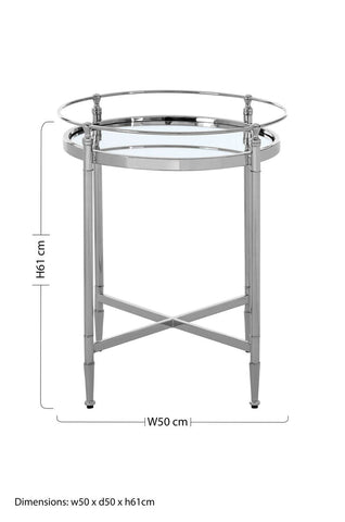 Zach Round Side Table