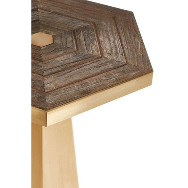 Titan Small Hexagon End Table