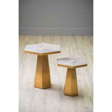 Titan Large Hexagon End Table