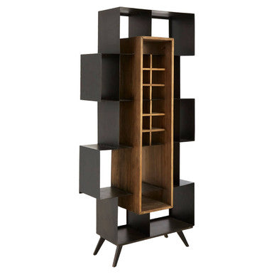 Mason Black Iron Frame Shelf Unit
