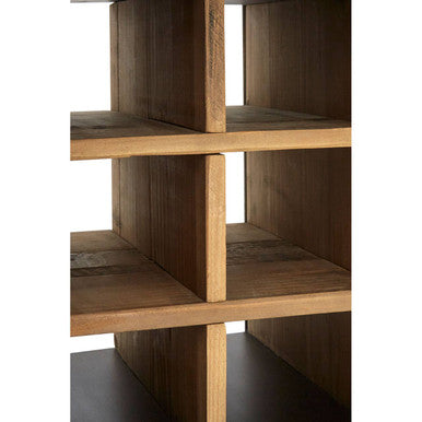 Mason Black Iron Frame Shelf Unit