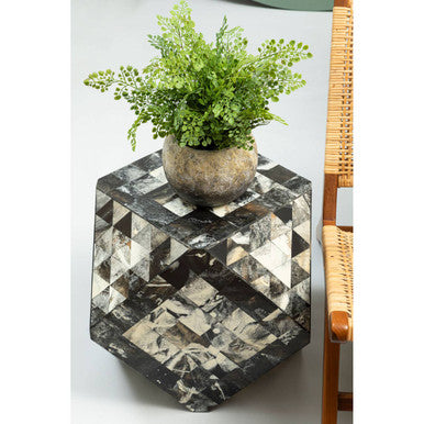 Marlox Mosaic Geometric Side Table