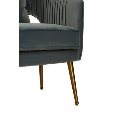 Hendricks 2 Seater Dusky Blue Velvet Sofa