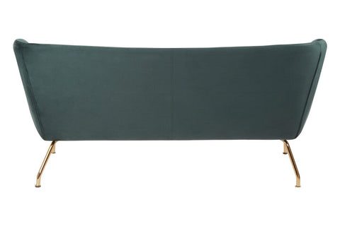 Kolding 2 Seat Green Sofa
