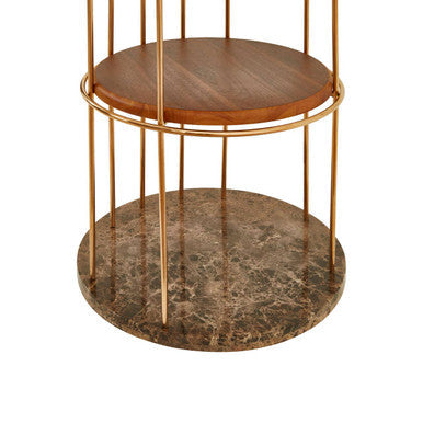 Horizon 3 Tier Small Cage Design Shelf Unit