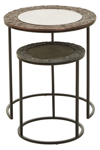 Akola Set Of 2 Round Nesting Tables